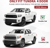 YITAMOTOR® 2022-2024 Toyota Tundra Double Cab Drop Running Boards, Black Powder Coated Nerf Bars