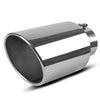 Exhaust Tip 5'' Inlet 8'' Outlet 15inch Long Chrome Stainless Steel Bolt On Diesel - YITAMotor