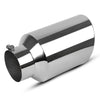 Exhaust Tip 5'' Inlet 8'' Outlet 15inch Long Chrome Stainless Steel Bolt On Diesel - YITAMotor