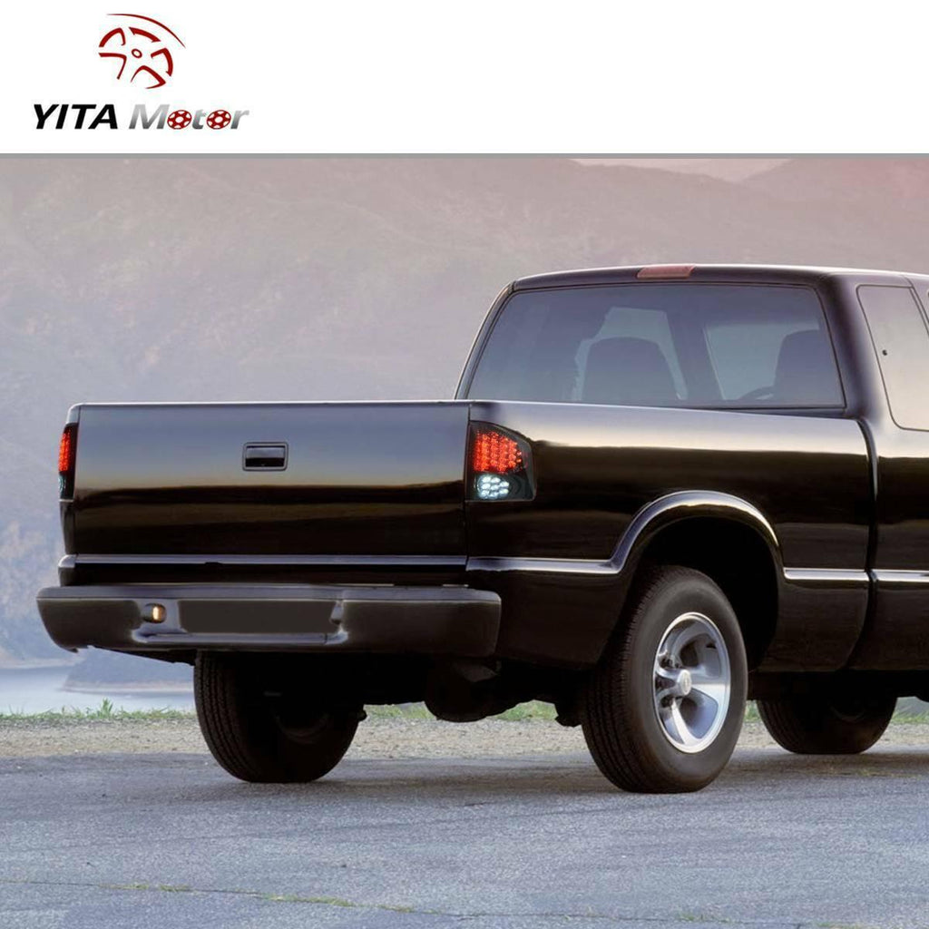 YITAMOTOR® 1994-2003 Chevy S10 / 1994-2001 GMC Sonoma / 1997-2000 Isuzu Hombre LED Tail Lights - YITAMotor