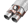 YITAMOTOR® 2" In/2.5" Out Universal High Flow Catalytic Converter w/O2 Nut - YITAMotor