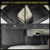 YITAMOTOR Floor Mats, Custom fit Floor Liners for 2016-2020 Jeep Grand Cherokee/Dodge Durango, 1st & 2nd Row All Weather Protection, Black - YITAMotor