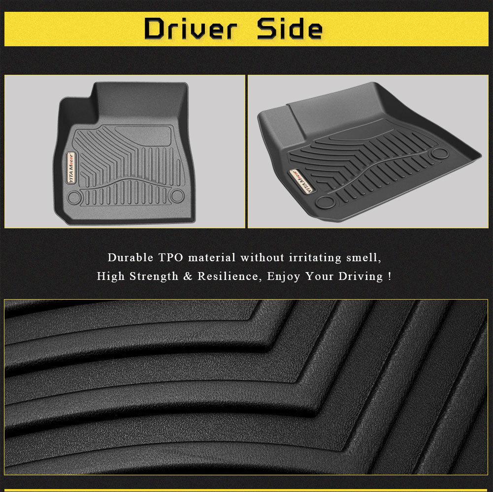 All-weather rubber floor mats for cars fit for 2016-2023 Chevrolet Malibu –  YITAMotor