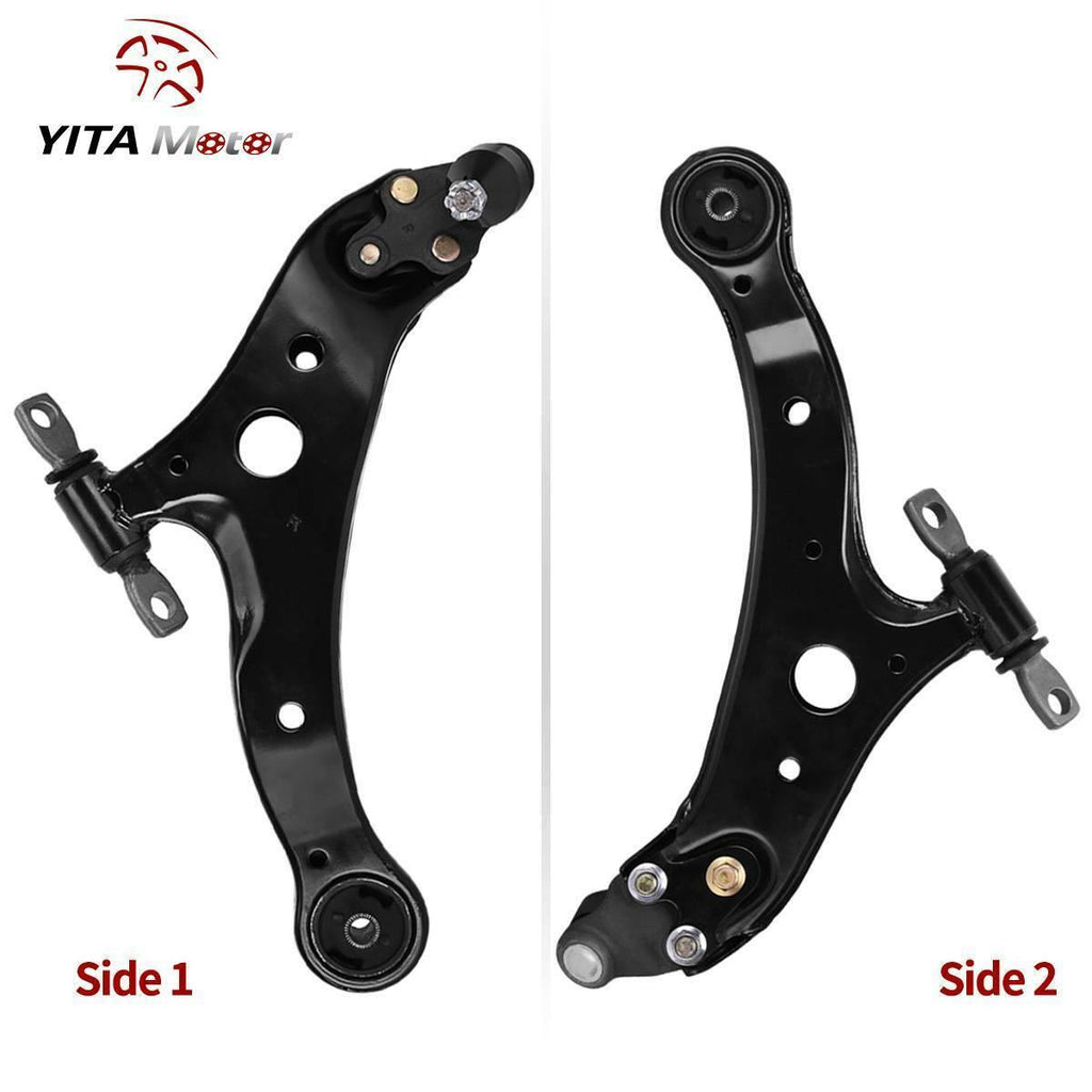 YITAMOTOR® 4 pcs 02-11 Lexus/01-12 Toyota Avalon Camry Highlander Solara Front Lower Control Arm w/Ball Joint Assembly