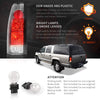 YITAMOTOR® 1988-1998 Chevy Blazer C/K Pickup Suburban Tahoe GMC C/K Pickup Suburban Yukon Cadillac Escalade Tail Lights - YITAMotor