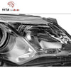 YITAMOTOR® 2012-2014 Toyota Camry Chrome Housing, Amber Reflectors H11 9005 Projector Bulbs Headlight Assembly - YITAMotor