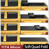 YITAMOTOR® Soft Quad Fold 02-22 Ram 1500 Classic/New body, Fleetside 6.4 ft Bed Without Rambox Truck Bed Tonneau Cover