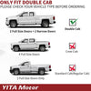 YITAMOTOR® 07-18 Silverado/Sierra 1500 2500HD 3500HD Double Cab Running Boards Side Steps (Incl. 2019 Sierra 1500 Ld)
