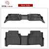 YITAMOTOR® Floor Mats For 2008-2021 Nissan Frontier Crew Cab, 1st & 2nd Row All-Weather Protection, Black