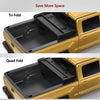 YITAMOTOR® Soft Quad Fold 2009-2014 Ford F-150 (Excl. Raptor Series), Styleside 6.5 ft Bed Truck Bed Tonneau Cover