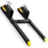 YITAMOTOR® 60" 4000LB Clamp-on Pallet Forks with Adjustable Stabilizer Bar