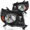 YITAMOTOR® 2005-2011 Toyota Tacoma Headlights Assembly Black Housing Headlamp - YITAMotor