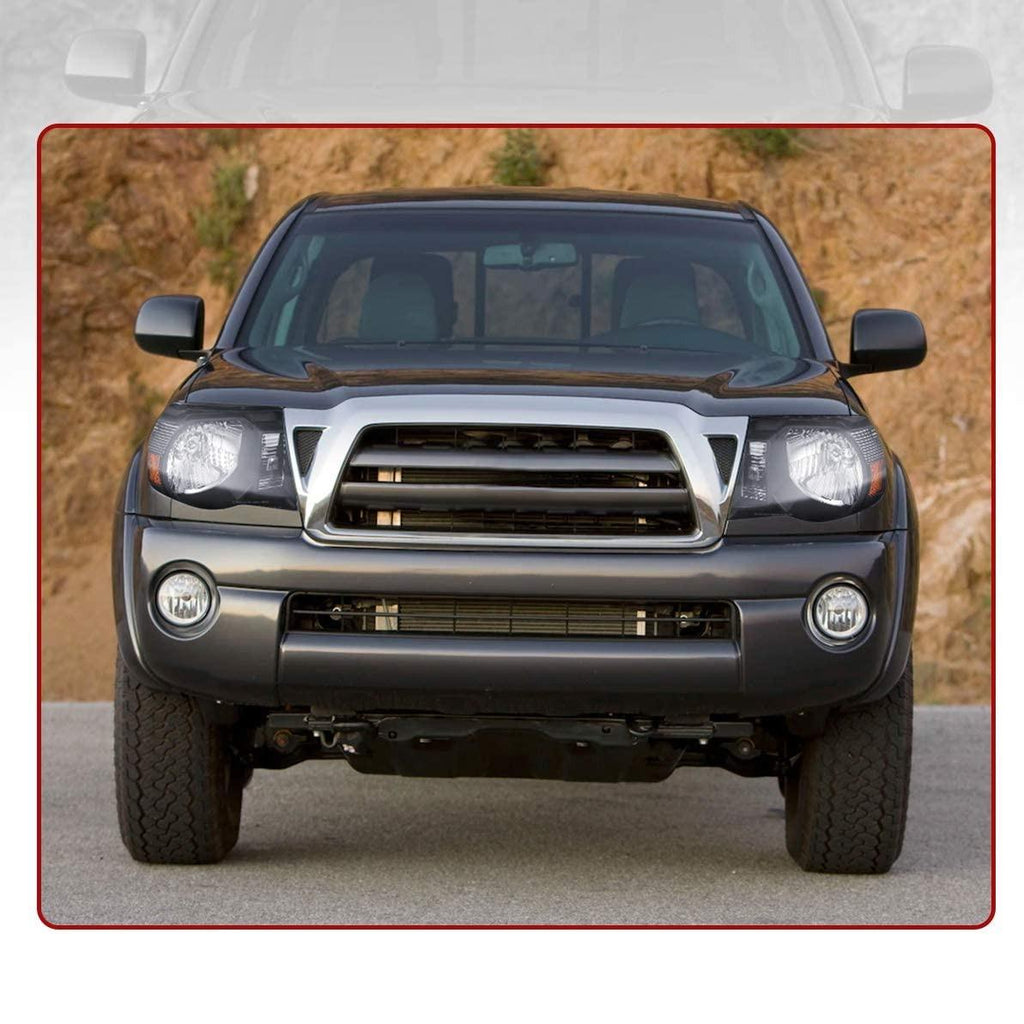 YITAMOTOR® 2005-2011 Toyota Tacoma Headlights Assembly Black Housing Headlamp - YITAMotor