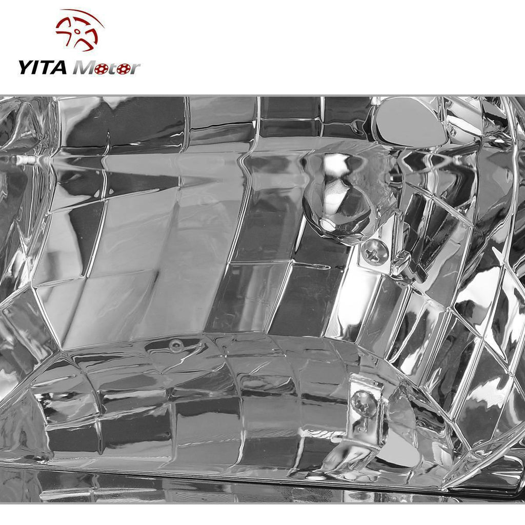 YITAMOTOR® 2000-2001 Toyota Camry Headlight Assembly Headlamps+Amber Corner Lamps - YITAMotor