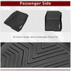 YITAMOTOR® Floor Mats For 2018-2022 Honda Accord, 1st & 2nd Row All Weather Protection