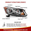 YITAMOTOR® 2008-2012 Honda Accord 4-Door Sedan Headlight Assembly Driver & Passenger Side - YITAMotor