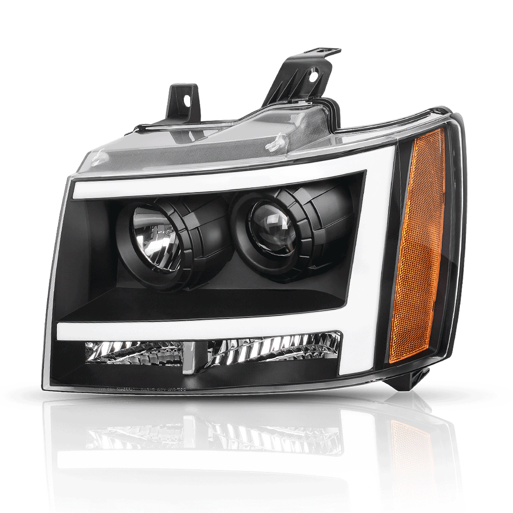 YITAMOTOR® LED DRL Projector 2007-2013 Chevy Avalanche / Suburban / Tahoe Headlight Assembly
