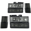 Smoke Lens 1994-1999 Chevy C/K Headlights