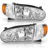 YITAMOTOR® 2001 2002 Toyota Corolla Headlights Assembly with Coner light Headlamp Clear Lens - YITAMotor