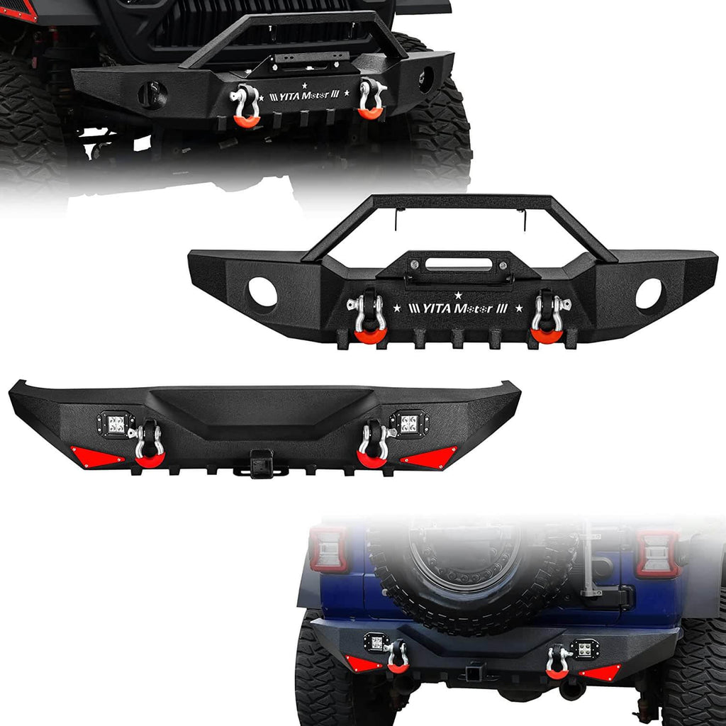 Jeep Wrangler front and rear bumper