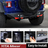 Jeep Wrangler rear bumper installation