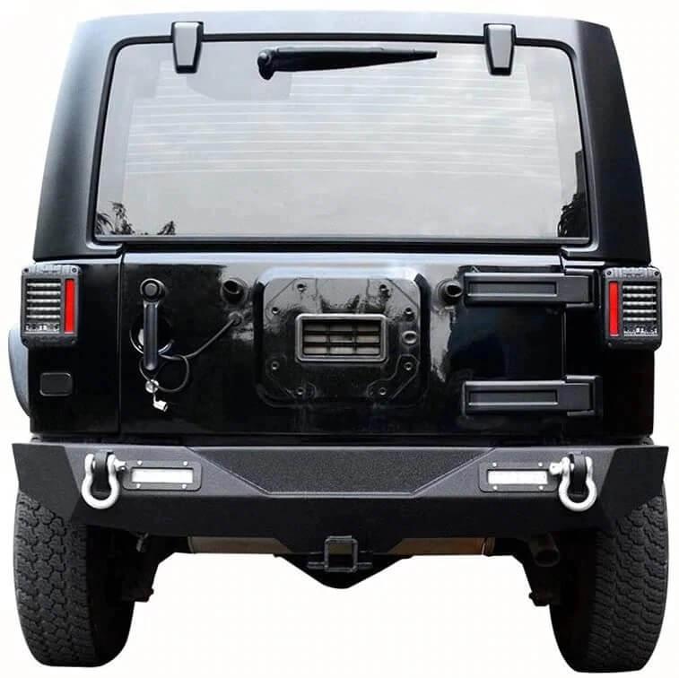 Jeep Wrangler rear bumper display
