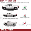 YITAMOTOR® 19-23 Chevy Silverado/GMC Sierra 1500, 20-24 2500HD 3500HD Crew Cab 6.5" Running Boards Side Steps