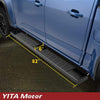 YITAMOTOR® 6" Running Boards For 15-23 Chevrolet Colorado/GMC Canyon Crew Cab, Aluminum Black Side Steps Nerf Bars