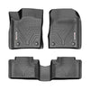 YITAMOTOR Floor Mats, Custom fit Floor Liners for 2016-2020 Jeep Grand Cherokee/Dodge Durango, 1st & 2nd Row All Weather Protection, Black - YITAMotor