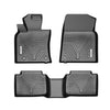 Black Floor Mats Compatible with 2018 2019 2020 Toyota Camry, Excludes Hybrid Models, Custom Fit Floor Liners 1st & 2nd Row All-Weather Protection - YITAMotor