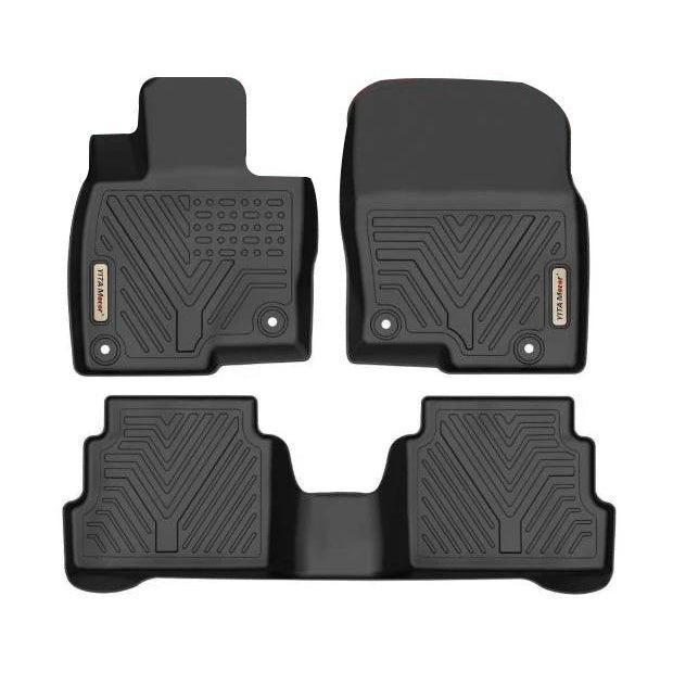 Floor Mats Floor Liners For 2017 2018 2019 2020 Mazda CX-5 1st & 2nd Row All Weather Protection - YITAMotor