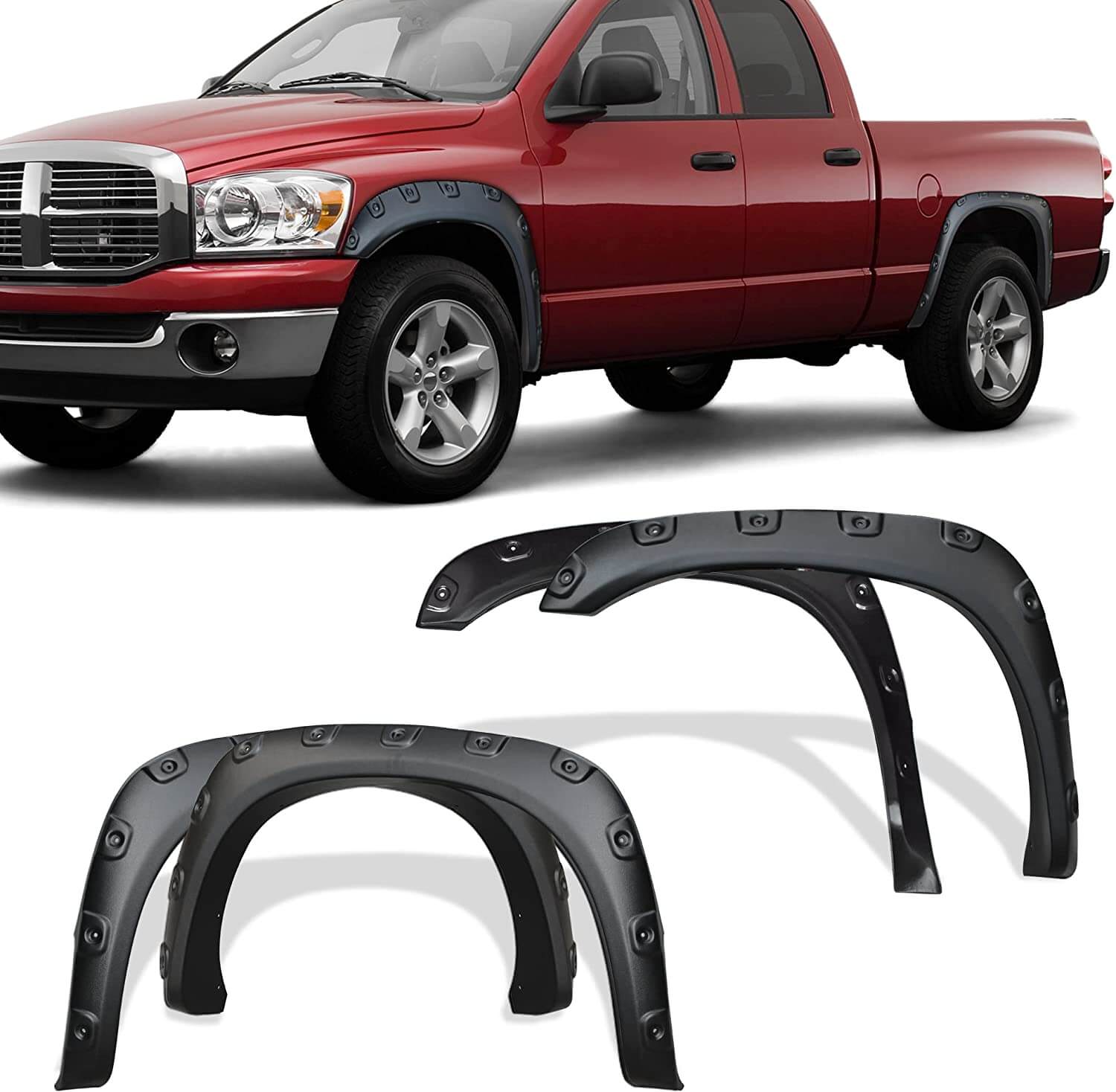 02-08 Dodge Ram 1500 / 03-09 Ram 2500 3500 Fender Flares-YITAMOTOR –  YITAMotor