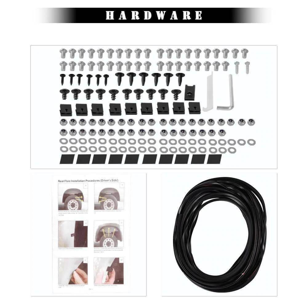 Ford F150 fender flares hardwares