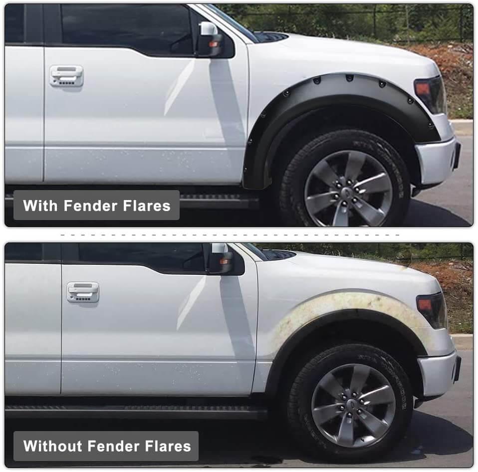 Ford F150 fender flares display