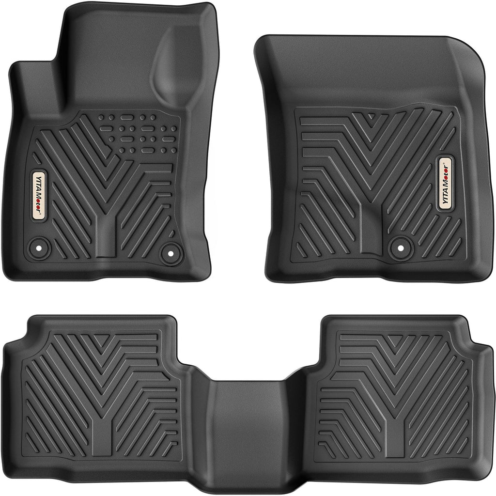 YITAMOTOR® Floor Mats for 2020-2024 Ford Escape NO Hybrid Floor Liners 1st & 2nd Row All-Weather Protection