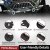 Jeep Wrangler front bumper w/ built-in winch plate