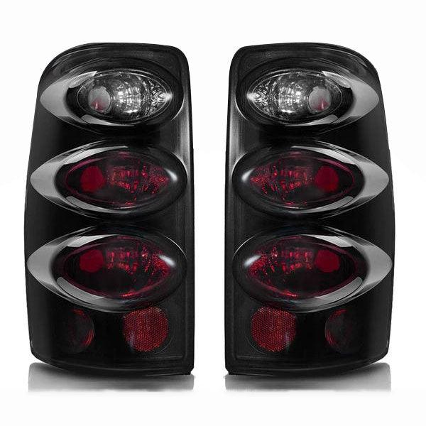 YITAMOTOR® 2000-2006 Chevy Suburban Tahoe /GMC Yukon Tail Lights Black Smoke Rear Lamps - YITAMotor