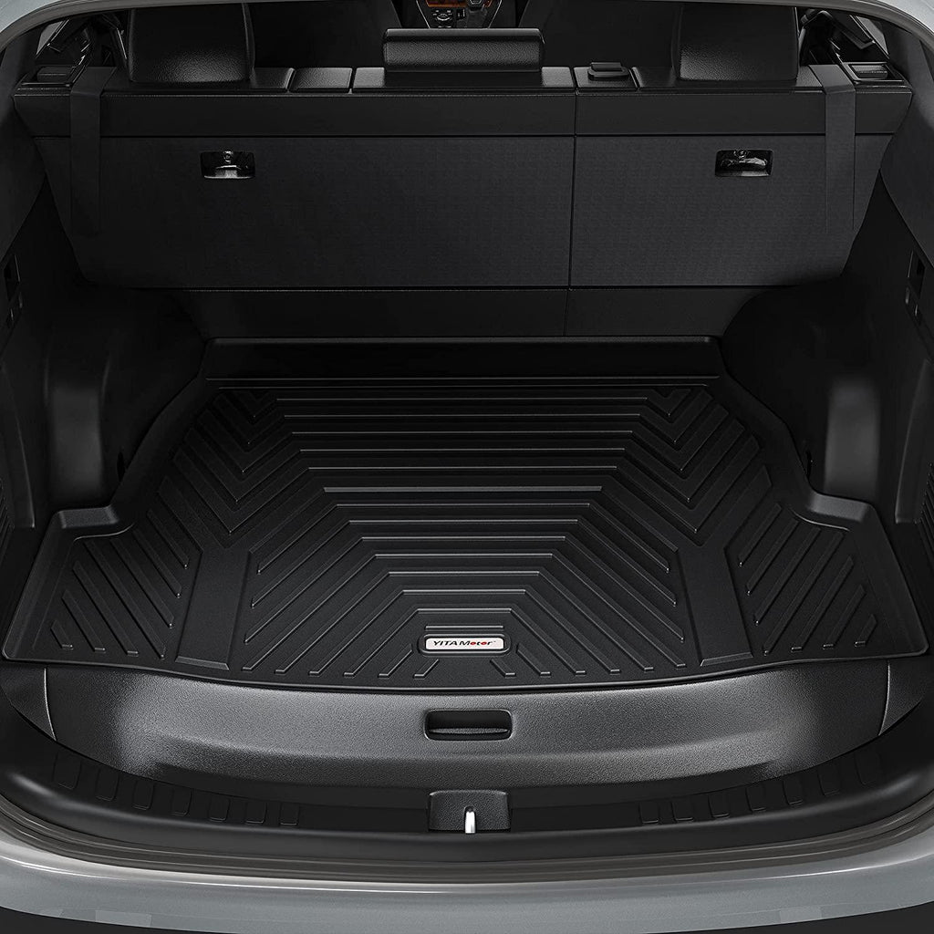 YITAMOTOR® Cargo Trunk Liner for 2016-2021 Honda Civic Sedan, Custom-Fit Black TPE All-Weather Cargo Mats