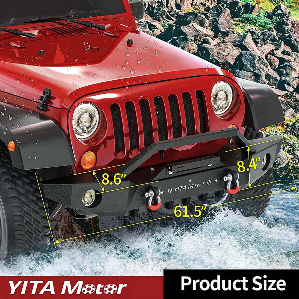 YITAMOTOR-2007-2018-Jeep-Wrangler-JK-&-JK-Unlimited-Front-Bumper