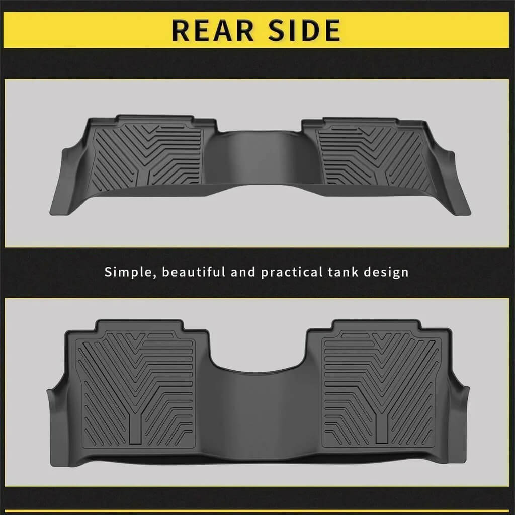 17-21 Nissan Titan rear side floor mats