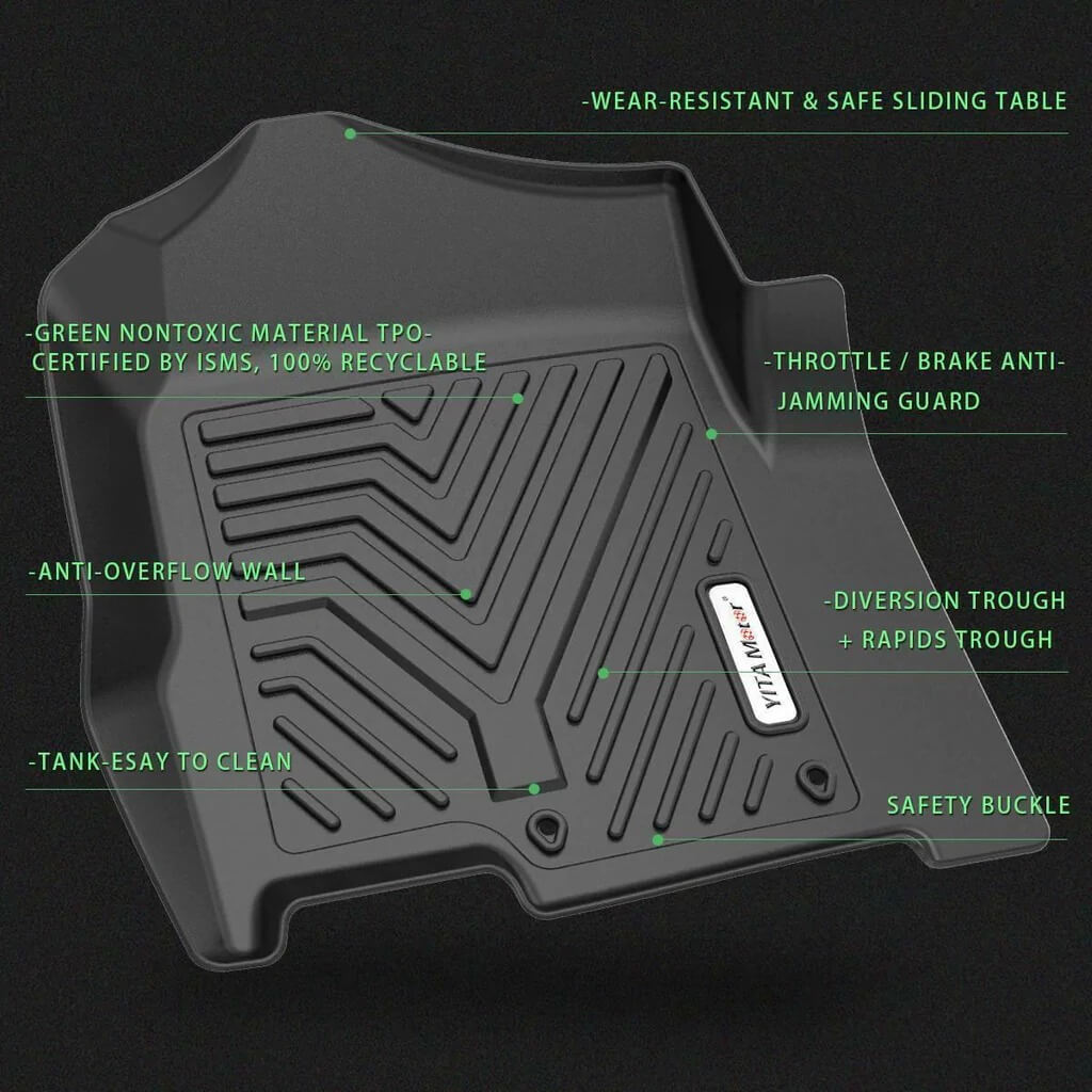 features of YITAMOTOR 17-21 Nissan Titan floor mats
