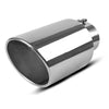 Exhaust Tip 5'' Inlet 8'' Outlet 15inch Long Chrome Stainless Steel Bolt On Diesel - YITAMotor