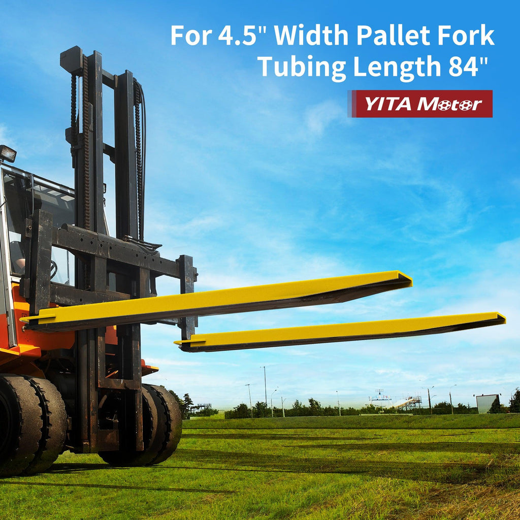 YITAMOTOR® 84" Length 4.5" Width Pallet Fork Extensions