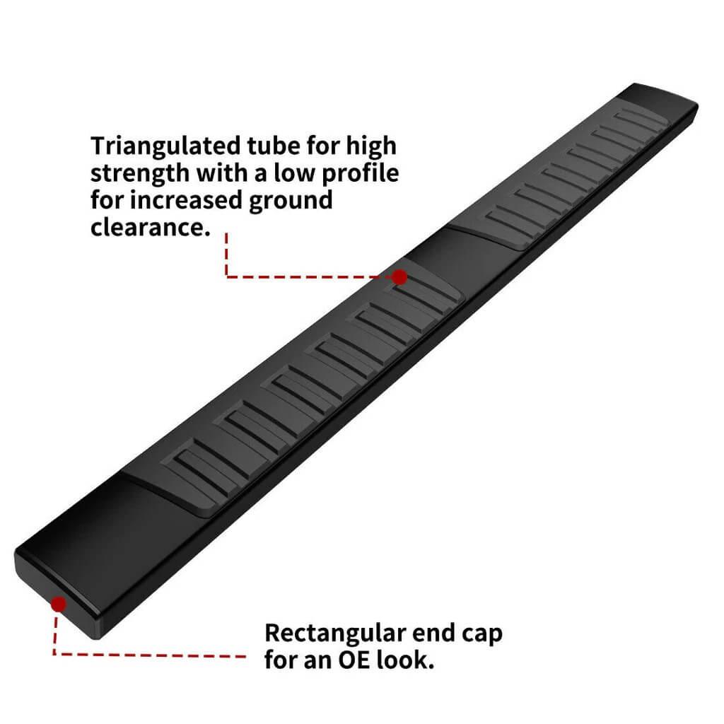 Nissan Titan running boards w/ triangulated tube