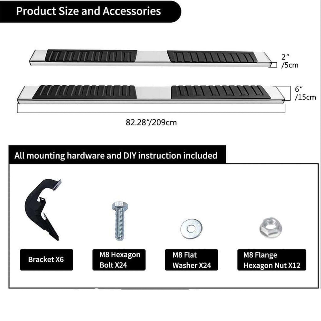 19-22-Chevy-Silverado/GMC Sierra-1500-20-22-Silverado/Sierra-2500HD-3500HD-running-boards-accessories-YITAMOTOR