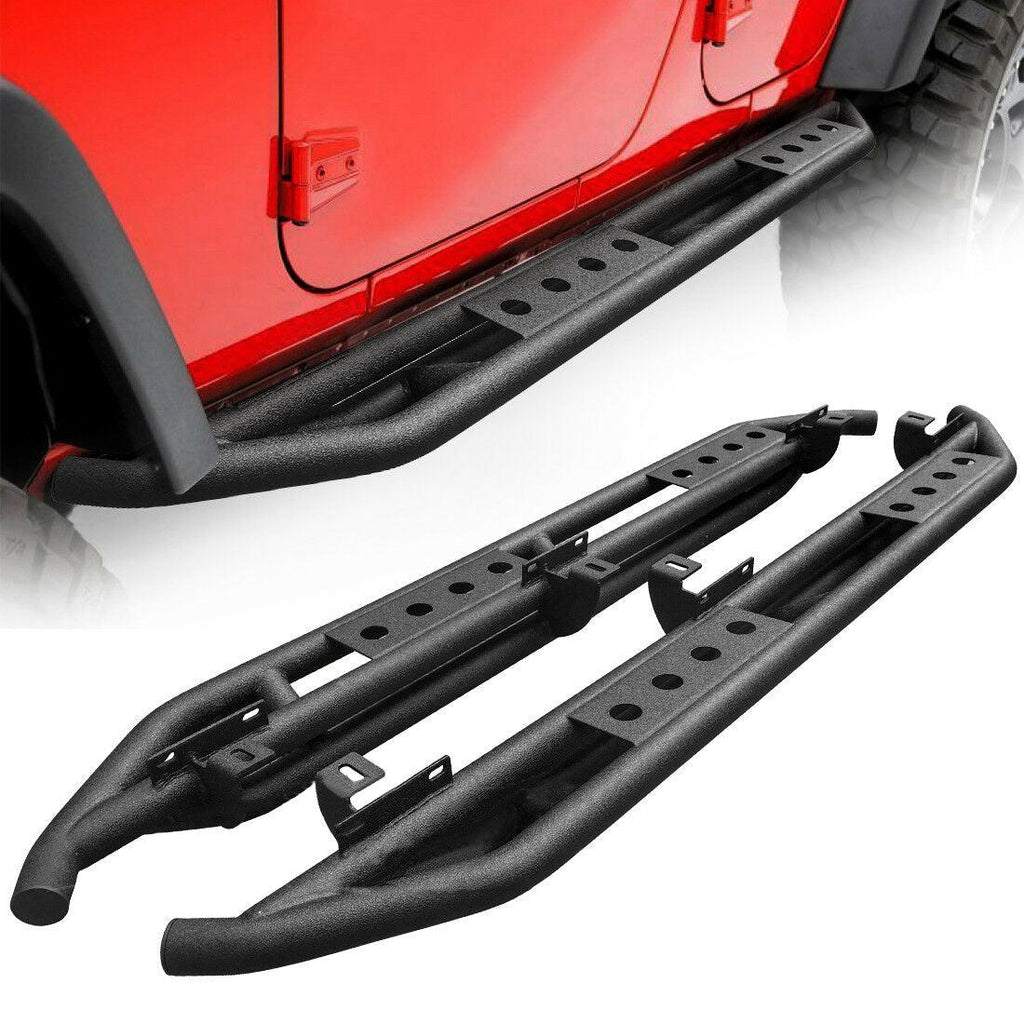 YITAMOTOR® 07-18 Jeep Wrangler JK Unlimited 4 Door Running Boards Side Step - YITAMotor