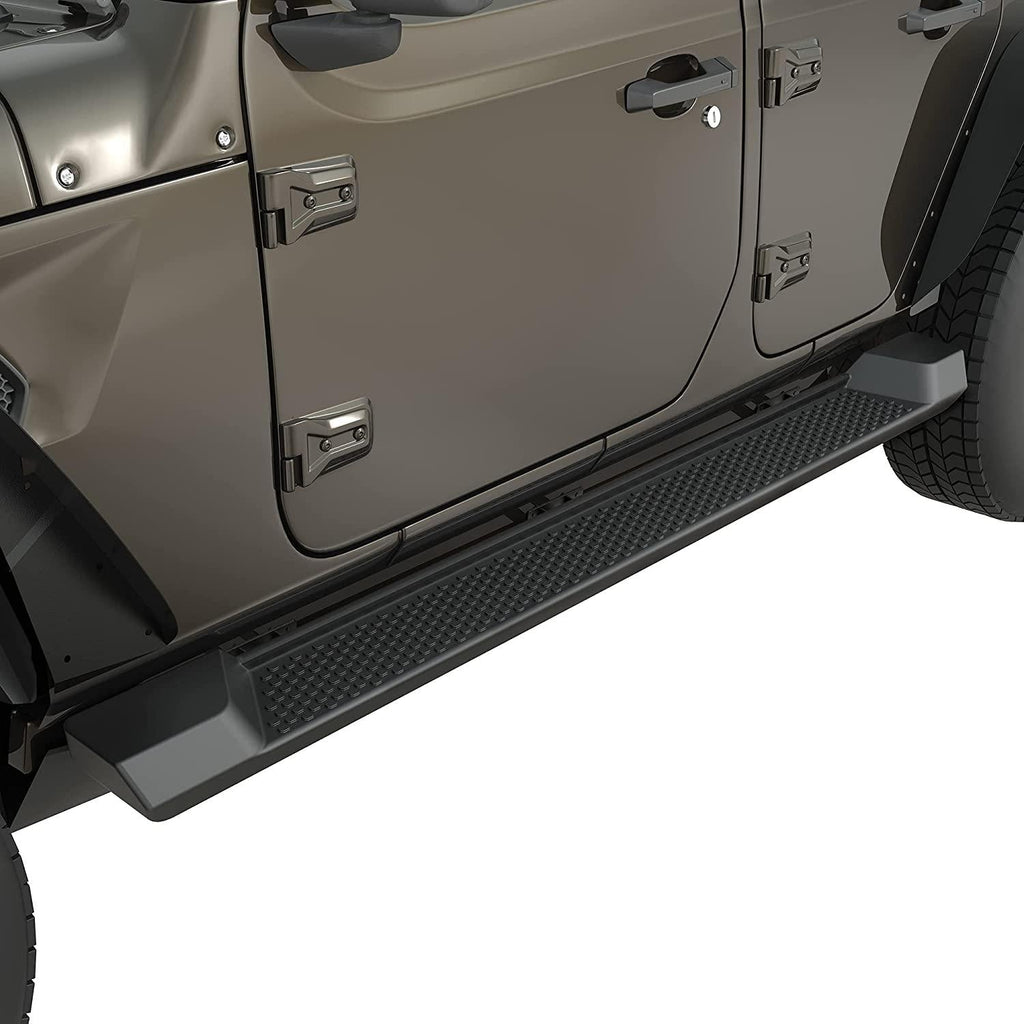 Running Boards for 2018-2024 Jeep Wrangler JL 4 Door 6 ABS Nerf