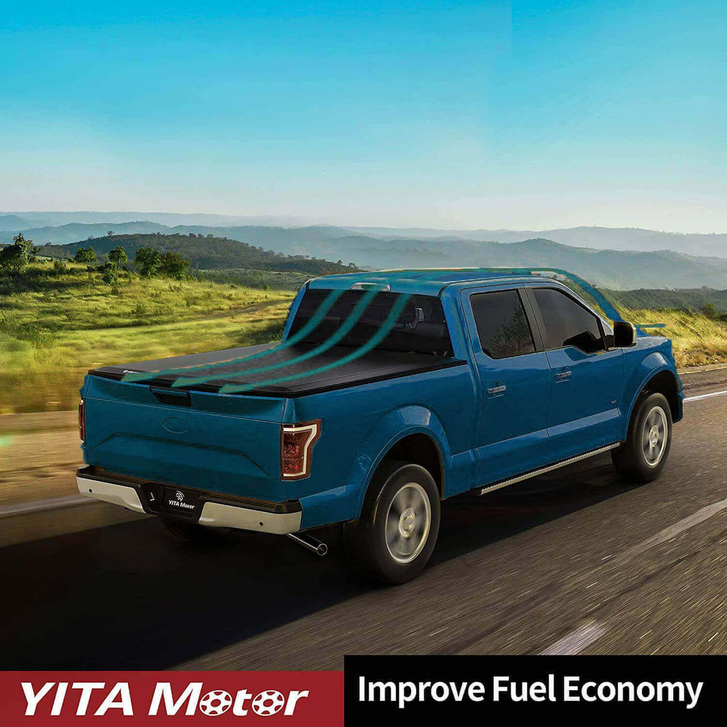 Nissan-Frontier-tonneau-cover-improce-fuel-economy