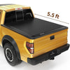 YITAMOTOR® Soft Quad Fold 2009-2014 Ford F-150 (excepto serie Raptor), cubierta estilo plataforma para caja de camioneta de 5.5 pies Styleside