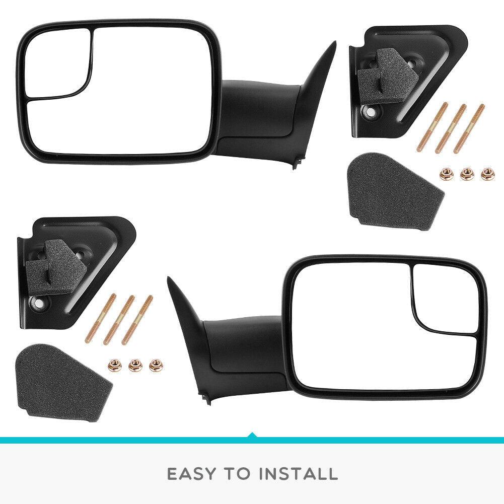 Dodge Ram Tow Mirrors Installation